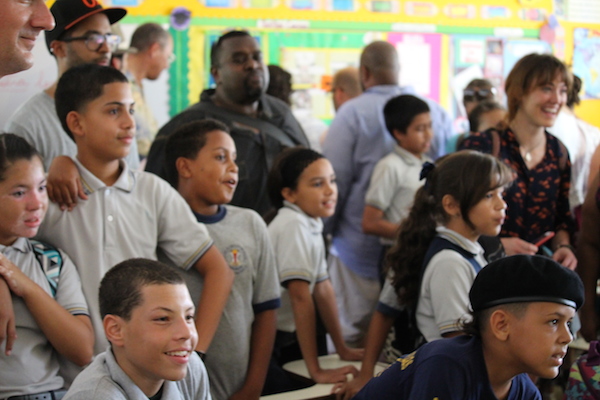 Students at Diego Vazquez School. Photo credit David Loitz (c) 2014