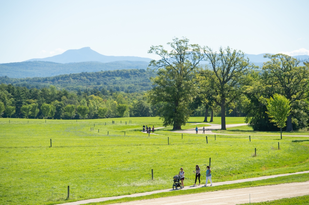 The view of Camel's Hump from the walking trails