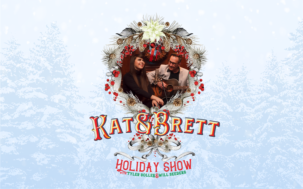 Brett & Kat in wreath