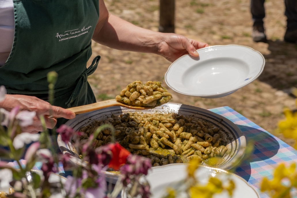 pasta plating
