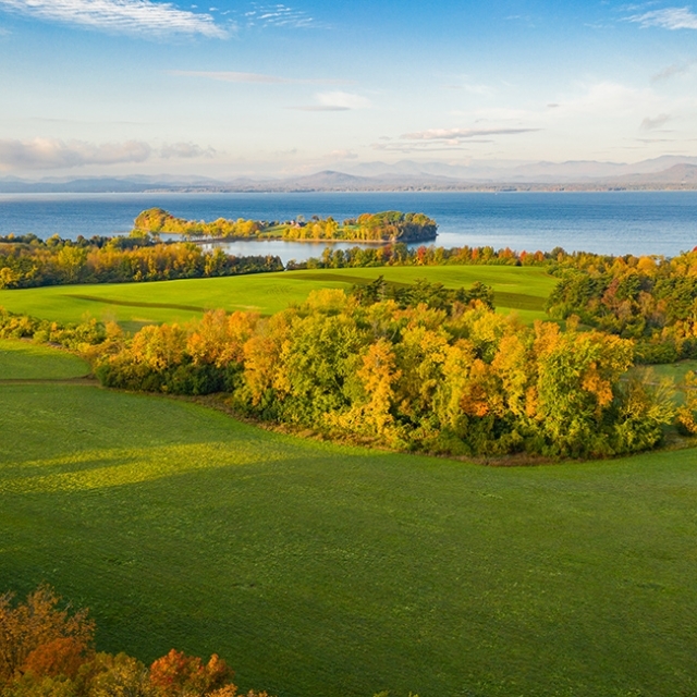 View to Lake Champlain from Windmill Hill