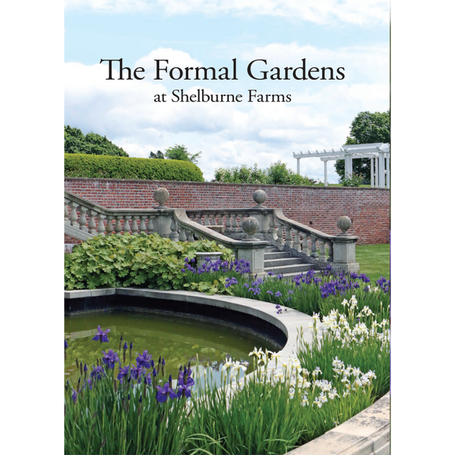 Cover of book about Inn Flower Gardens with stairs and reflecting pool