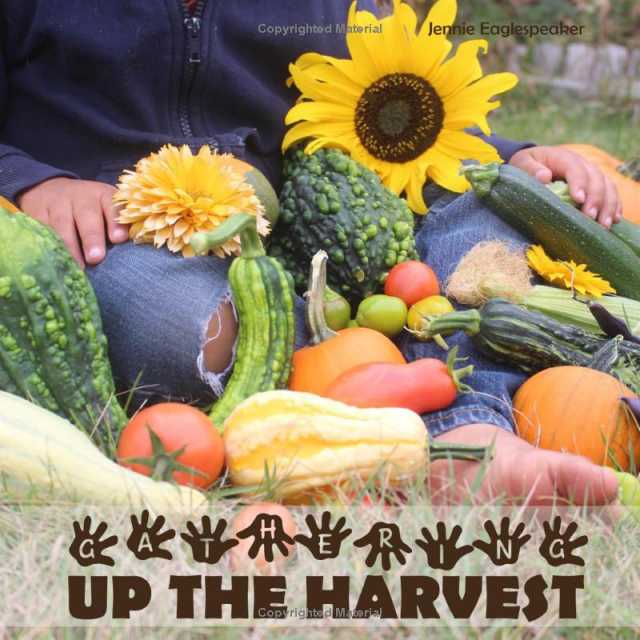 Book cover for "Gathering Up the Harvest"