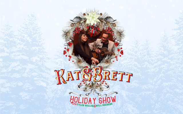 Brett & Kat in wreath