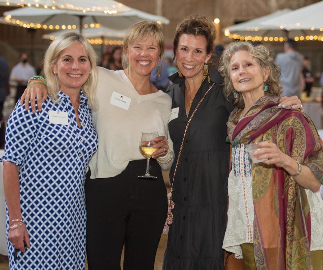 Group of four women at Steward Reception