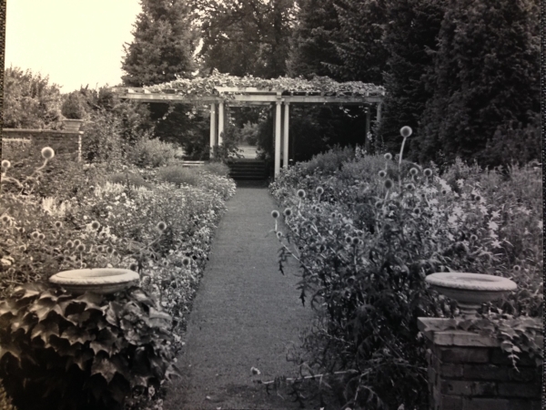 South pergola, ca. 1920s. (Shelburne Farms Archives)