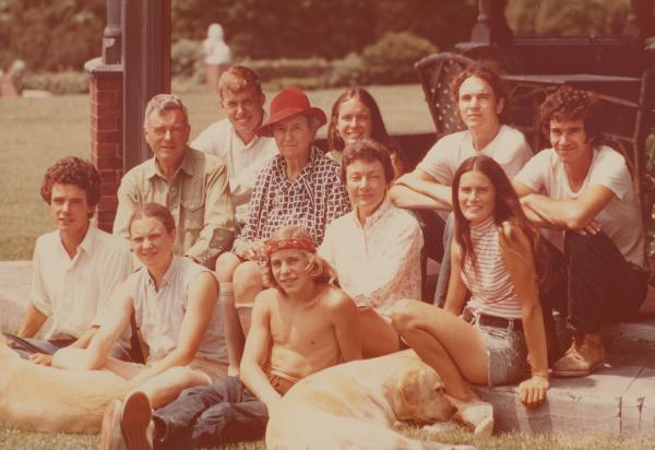 The Derick Webb family in 1969