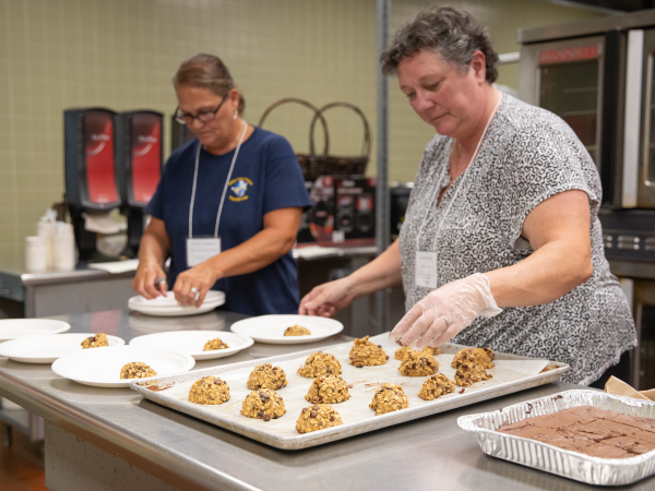 School Nutrition Professionals use the recipe in a summer workshop led by Chef Jim McCarthy and Vermont FEED's Abbie Nelson. 