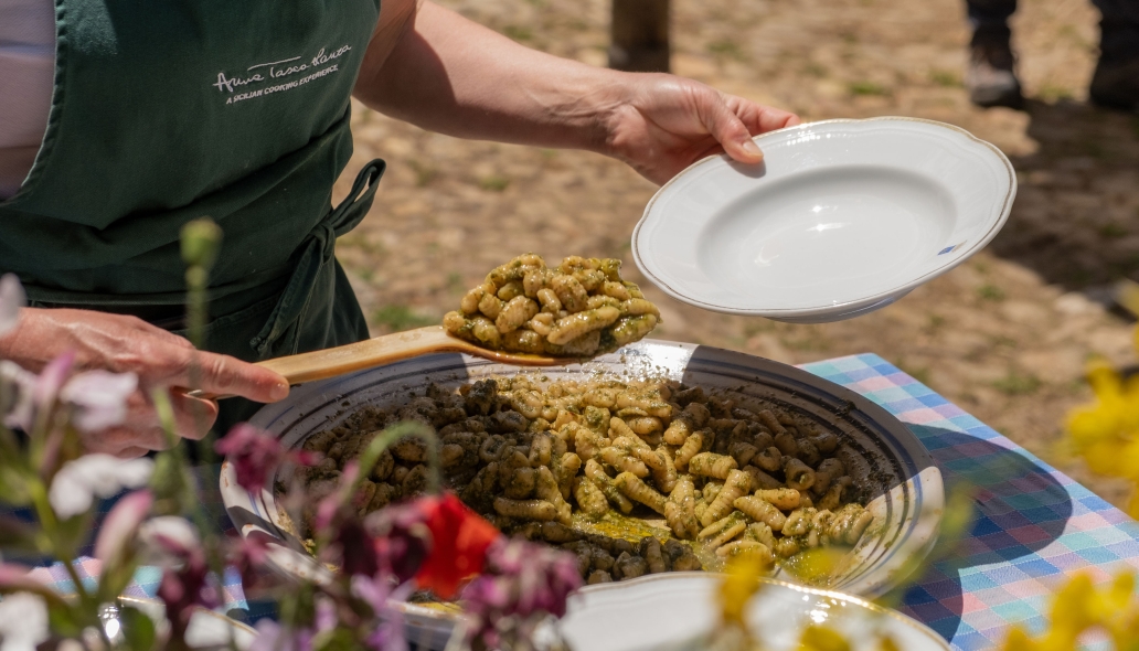 pasta plating