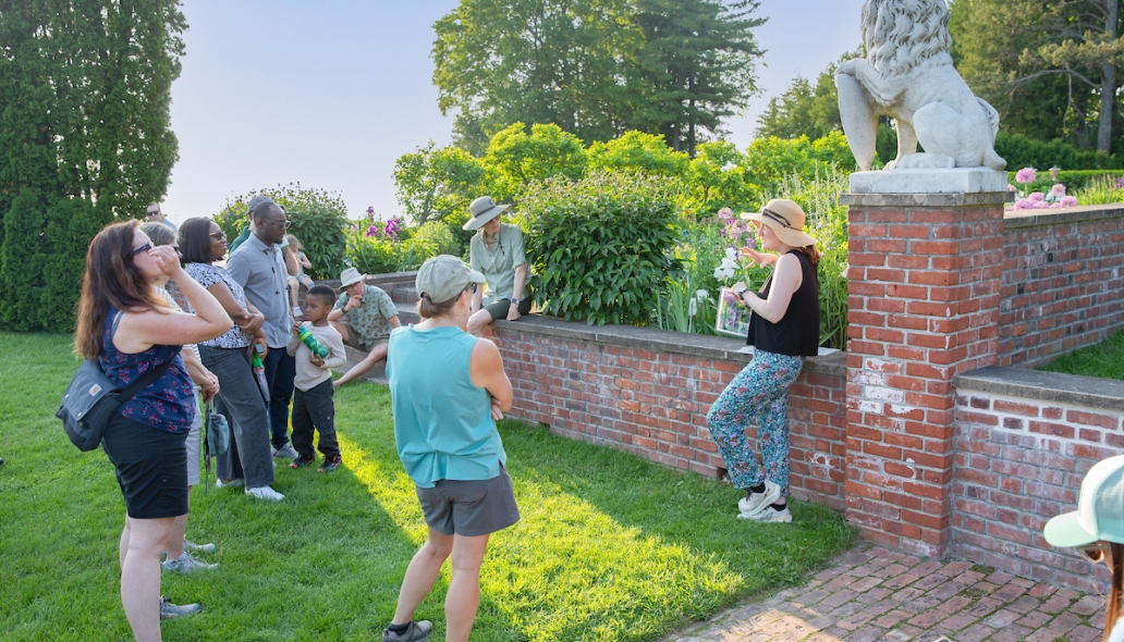 Pollinator safari at formal gardens