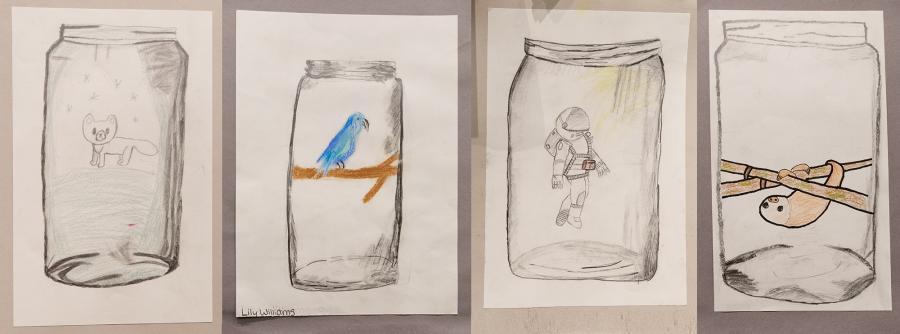 Drawings of jars